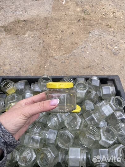 Банки стекло 50г/100г с крышкой