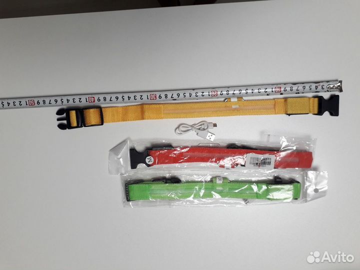 Светящийся ошейник для собак. Новый