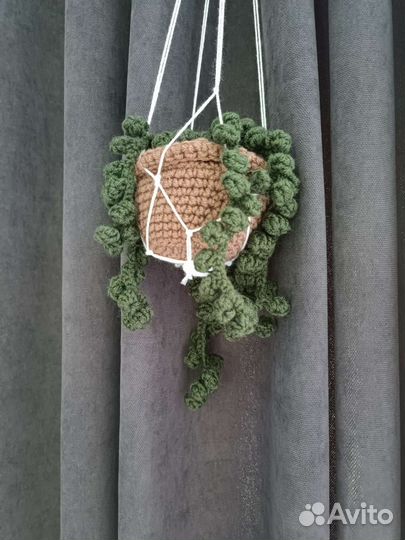 Вязаный цветок