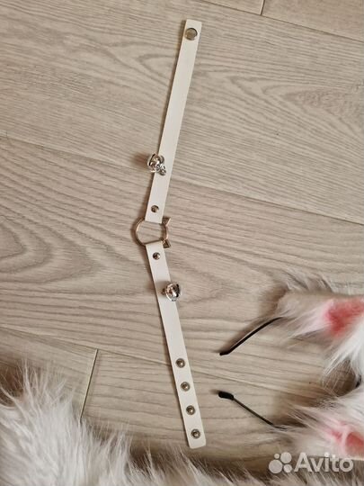 Набор аниме ушки, хвост, чокер