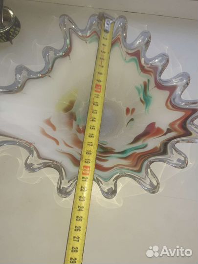 Ваза для фруктов стекло СССР