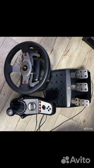 Игровой руль logitech g25 механика/автомат
