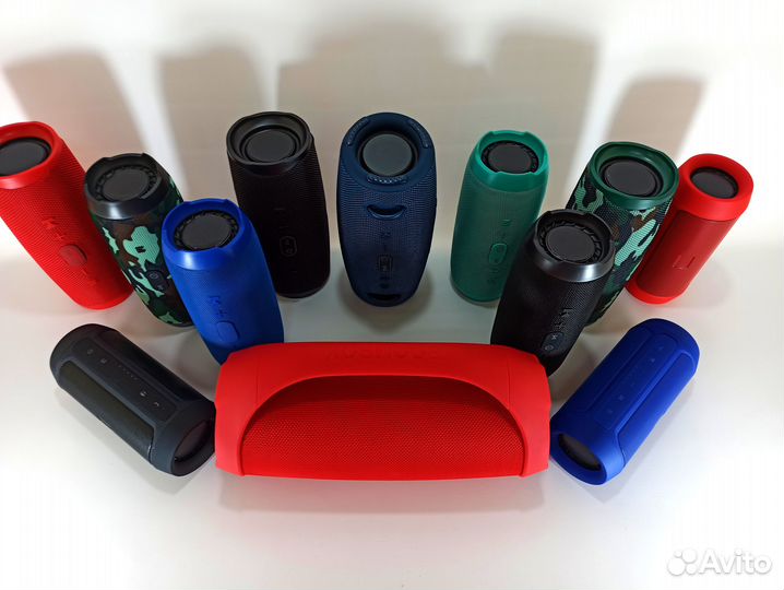Колонка портативная бумбокс с ручкой и без ручки
