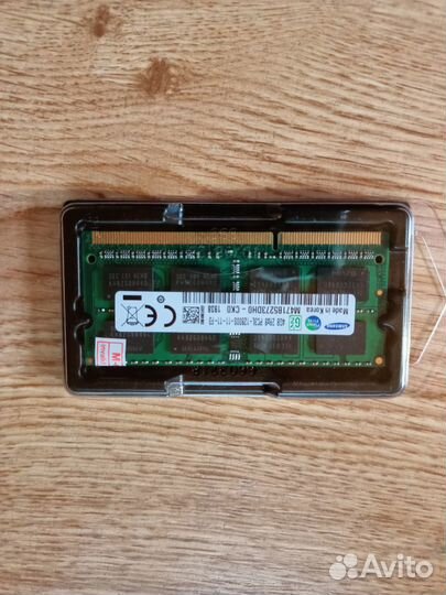 Модуль памяти sodimm ddr3l 4GB PC1280 Samsung