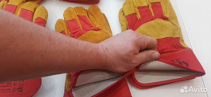 Перчатки краги зимние