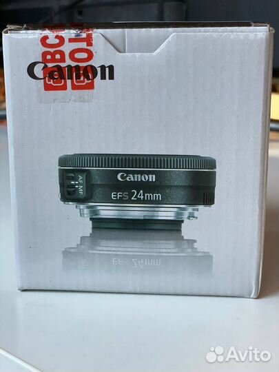 Фотообъектив canon 24mm/2.8stm