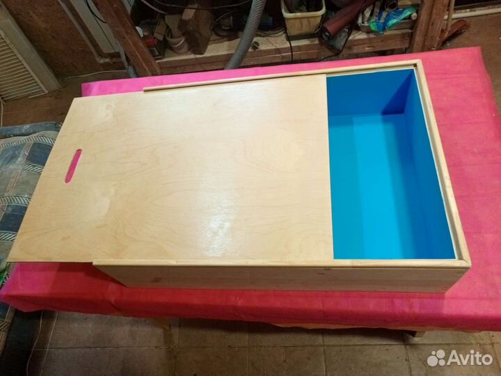 Песочница юнгианскаяс выдвижной крышкой