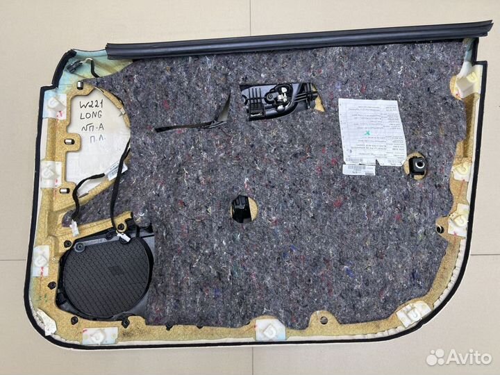 Обшивки дверей бежевые Mercedes W221 Long