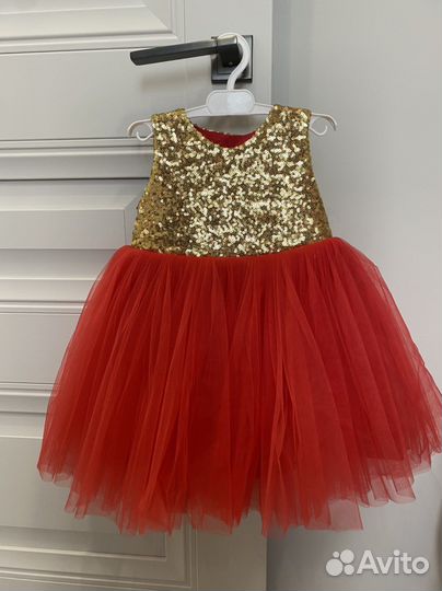 Праздничное платье для девочки 68 см