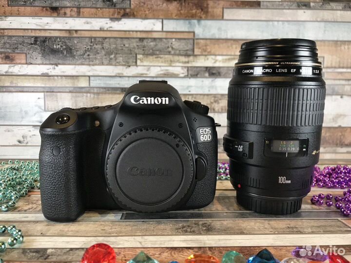 Canon EOS 60D kit EF 100mm 2.8 USM Macro (A440)