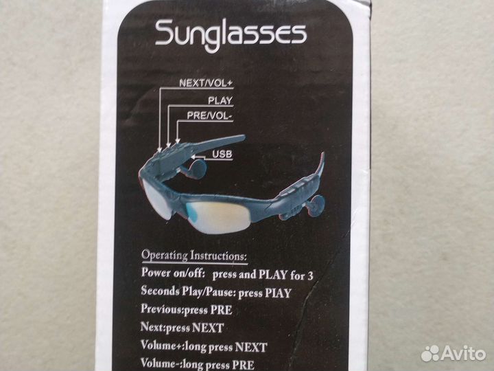 Очки Полароид с мр3 плеером