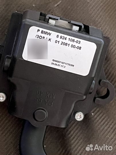 Полрулевой переключатель дворников бмв 5 Е60