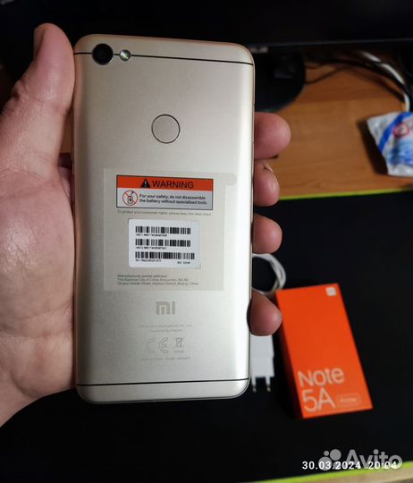 Xiaomi Redmi Note 5A Prime, 3/32 ГБ