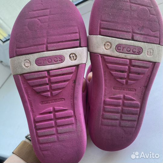 Сандалии Crocs c11 для девочки оригинал