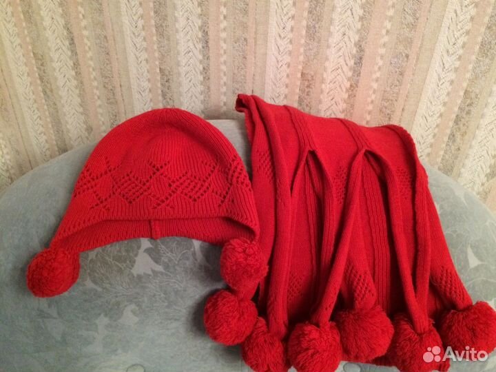 Комплект шапка и шарф