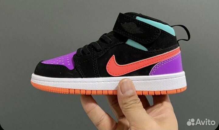 Кроссовки Jordan 1 Mid 'Multi-Color' GS 31 Lux