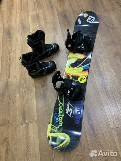 Сноуборд комплект Burton Custom 165