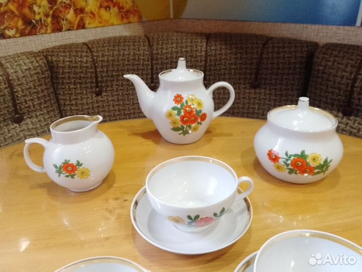 Сервиз чайный душевая СССР