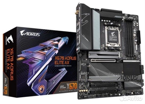 Материнская плата gigabyte X670 aorus elite AX