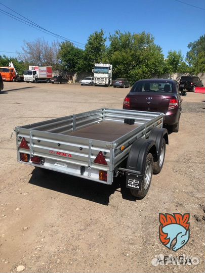 Прицеп с высокими бортами