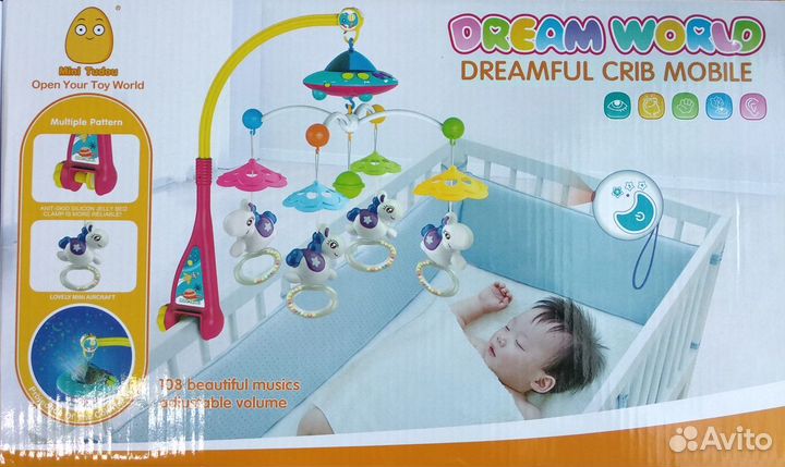 Проэктор-мобиль в детскую кроватку