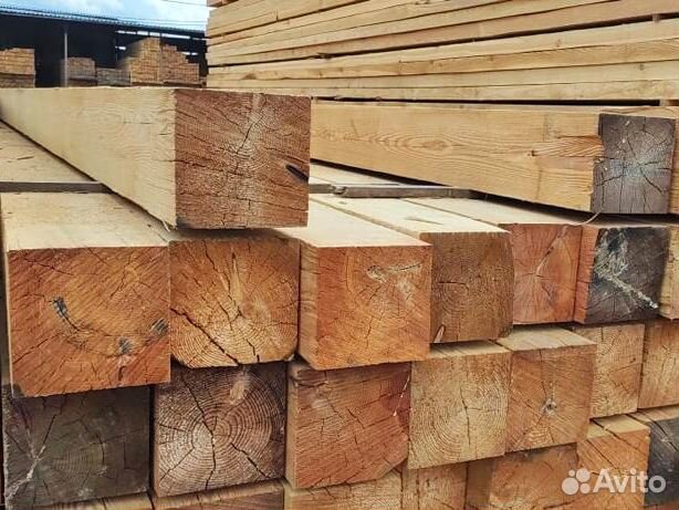 Брус обрезной, лиственница