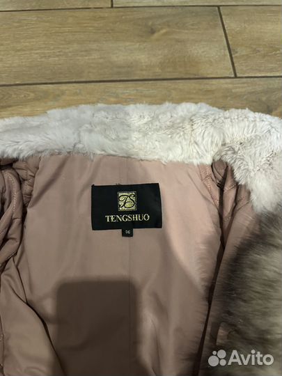 Парка с натуральным мехом 42 44