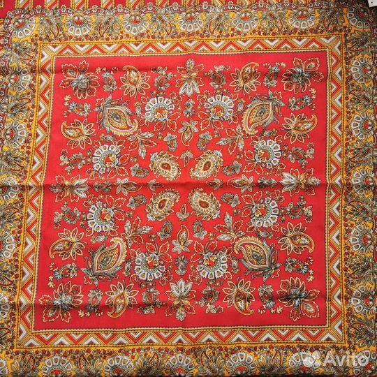 Павловопосадский платок шерсть