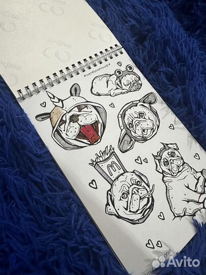 Раскраска стикер