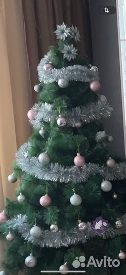 Елка искусственная сосна заснеженная