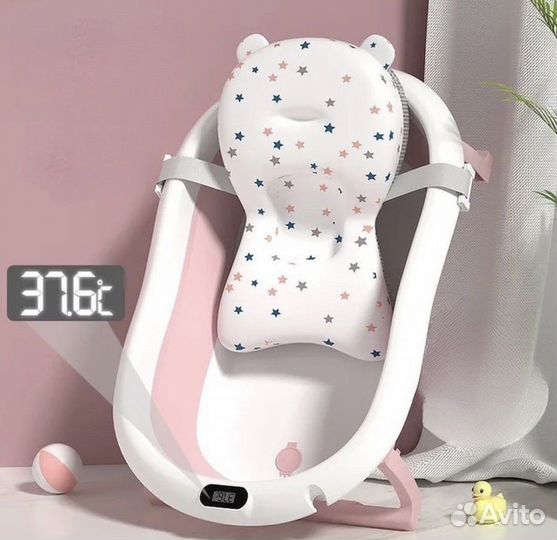 Детская ванночка с термометром