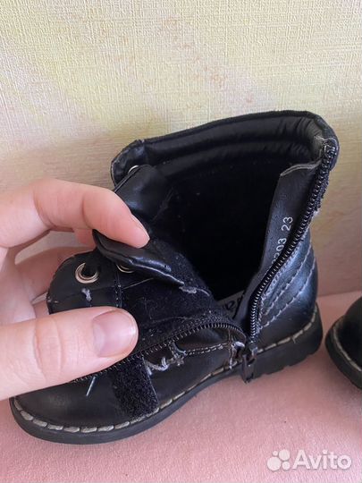 Ботинки детские 23 размер на мальчика