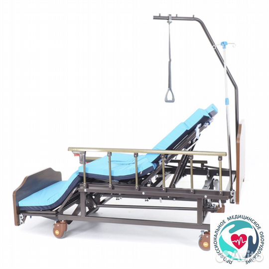 Медицинская кровать с переворотом, туалетом