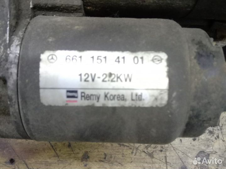 Стартер ssangyong kyron