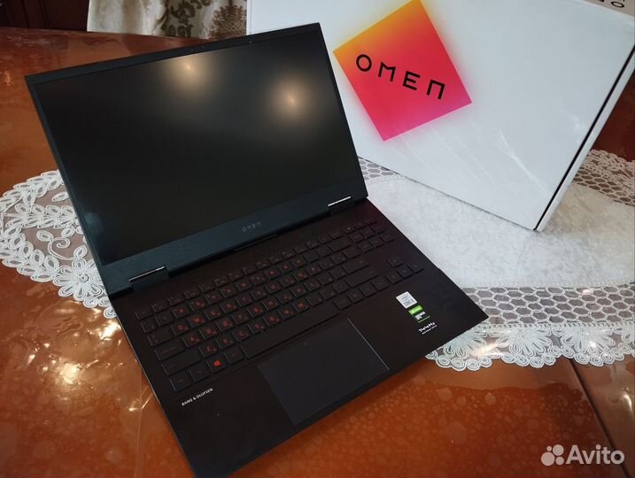 Ноутбук HP Omen gtx 1660ti 6gb 8 ядр 1тб ssd
