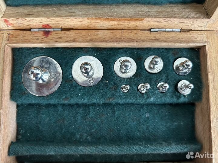 Грузики для весов в коробочке, СССР