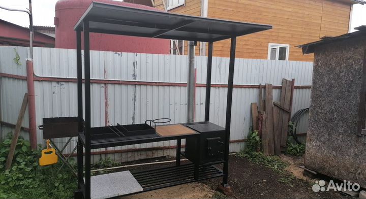 Мангал С крышей
