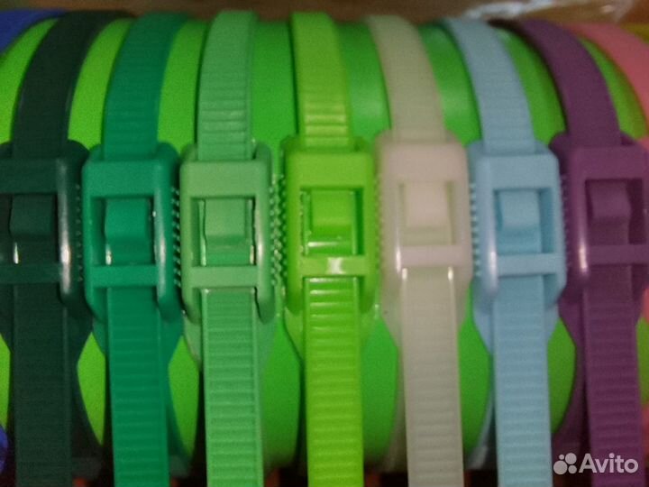 Хомуты, стяжки, для винилового рукава лабиринта