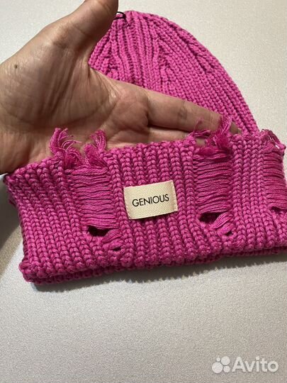 Шапка рванная новая