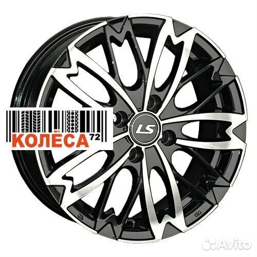 LS Wheels LS477 6x15 4x100 ET45 Dia73.1 BKF