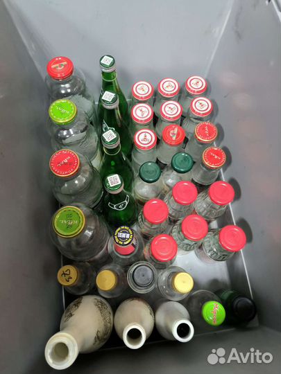 Стеклянные бутылки