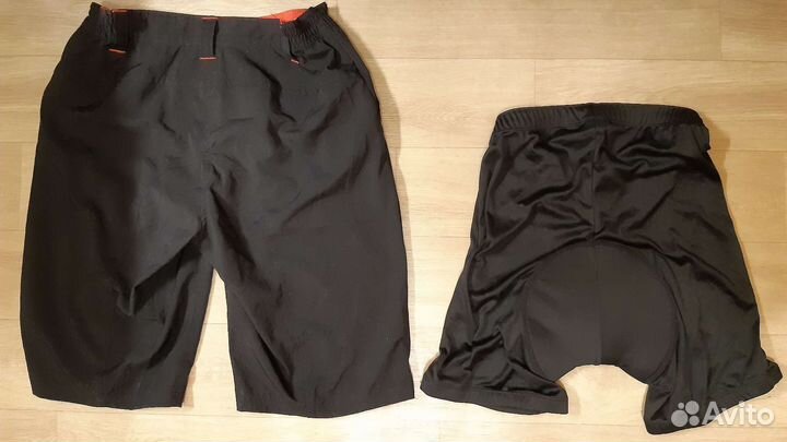 Комплект велошорты + велотрусы с памперсом 44 разм