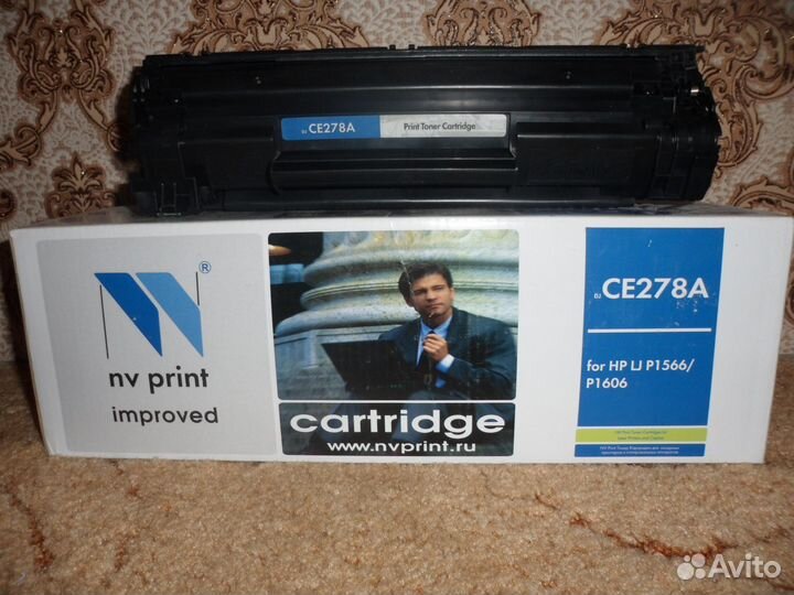 Картридж для принтера, мфу HP, canon (CE278A)