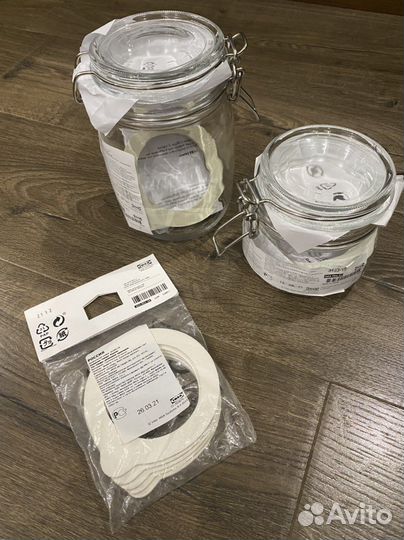 Банка IKEA икеа коркен 0,5 л, 1 л