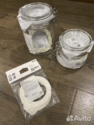 Банка IKEA икеа коркен 0,5 л, 1 л