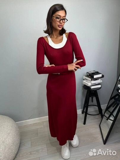 Платье макси новая