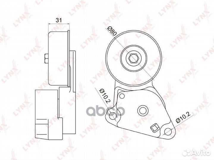 Натяжитель ремня навесного оборудования PT3023