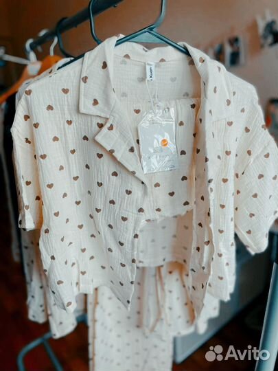 Женская пижама для сна / Муслин