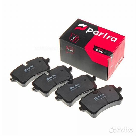 Partra BP6044 Колодки тормозные дисковые перед пра