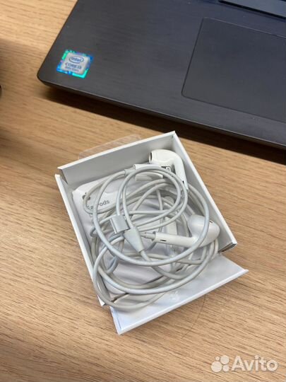 Наушники apple earpods lightning